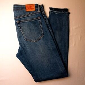 Lucky Brand Womens Ankle Ava Skinny Mid Rise Medium Wash Jeans Size 6/28 Stretch
